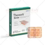 تصویر دوم محصول: پانسمان فوم ترازورب چسبدار سیلیکونی